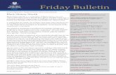 Friday Bulletin