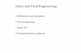 Dairy and Food Engineering