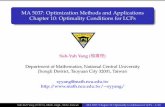 MA 5037: Optimization Methods and Applications Chapter 10 ...