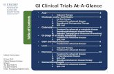 GI Clinical Trials At-A-Glance - Winship Cancer Institute