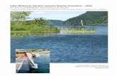 Lake Whatcom Aquatic Invasive Species Inverntory Report 2012