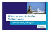 Water accounts in the Netherlands - United Nations