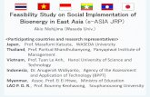Feasibility Study on Social Implementation of Bioenergy in ...