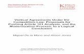 Vertical Agreements Under EU Competition Law: Proposals ...
