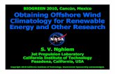 Obtaining Offshore Wind Climatology for Renewable Energy ...