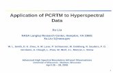Application of PCRTM to Hyperspectral Data