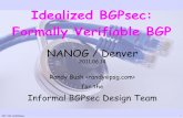 Idealized BGPsec: Formally Verifiable BGP