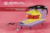 July-December 2020 Catalogue - Affirm Press