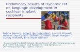 Preliminary results of Dynamic FM on language development ...