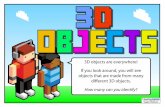 3D Objects Guide - astreadearne.org