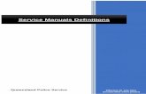 Service Manuals Definitions - police.qld.gov.au