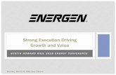 Strong Execution Driving Growth and Value