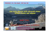 few-body physics with ultracold atoms: Efimov states and ...