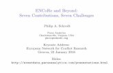 ENCoRe and Beyond: Seven Contributions, Seven Challenges