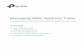 Managing MAC Address Table - static.tp-link.com