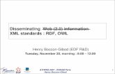 Disseminating Web (3.0) knowlege XML standards : RDF, OWL
