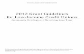 2012 Grant Guidelines for Low-Income Credit Unions