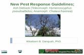 New Pest Response Guidelines;
