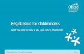 Registration for childminders - GOV.UK