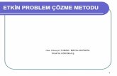 ETKİN PROBLEM ÇÖZME METODU - akademi.tudoksad.org.tr