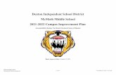 2021-2022 Campus Improvement Plan Denton Independent ...