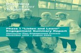 Phase 1 “Listen and Learn” Engagement Summary Report