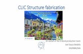 CLIC Structure fabrication