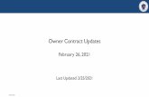 Owner Contract Updates - Mass.gov