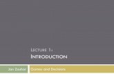 Lecture 1: Introduction - vse.cz