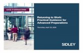 Returning to Work: Practical Guidance for Advanced ...