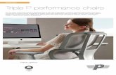SEATING Triple P performance chairs