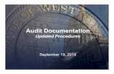Audit Documentation - West Virginia
