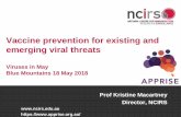 Vaccine prevention for existing and emerging viral threats