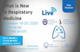 What is New in Respiratory Live Medicine