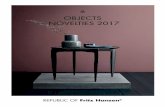 OBJECTS NOVELTIES 2017 - M-Studio Reiter