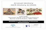 A Level History OCR History A H505
