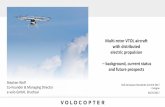 Multi-rotor VTOL aircraft with distributed electric ...