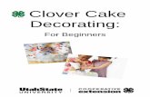 Clover Cake Decorating - extension.usu.edu