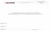 Protocolo de Control Forestal Maderable en el Transporte ...