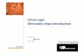 Cirrus Logic Dimmable chips introduction