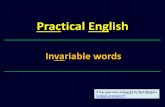 Invariable words - anglais-pratique.fr