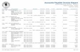Accounts Payable Invoice Report