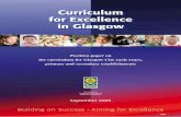 Curriculum for Excellence in Glasgow