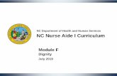 NC Department of Health and Human Services NC Nurse Aide I ...