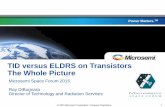 TID versus ELDRS on Transistors The Whole Picture