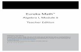 Algebra I, Module 5 Teacher Edition