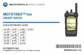 MOTOTRBO™ Ion Smart Radio Quick Reference Guide