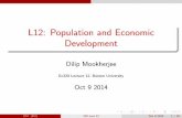 L12: Population and Economic Development
