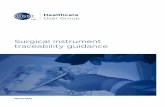 Surgical instrument traceability guidance