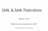 SAML & SAML Federations